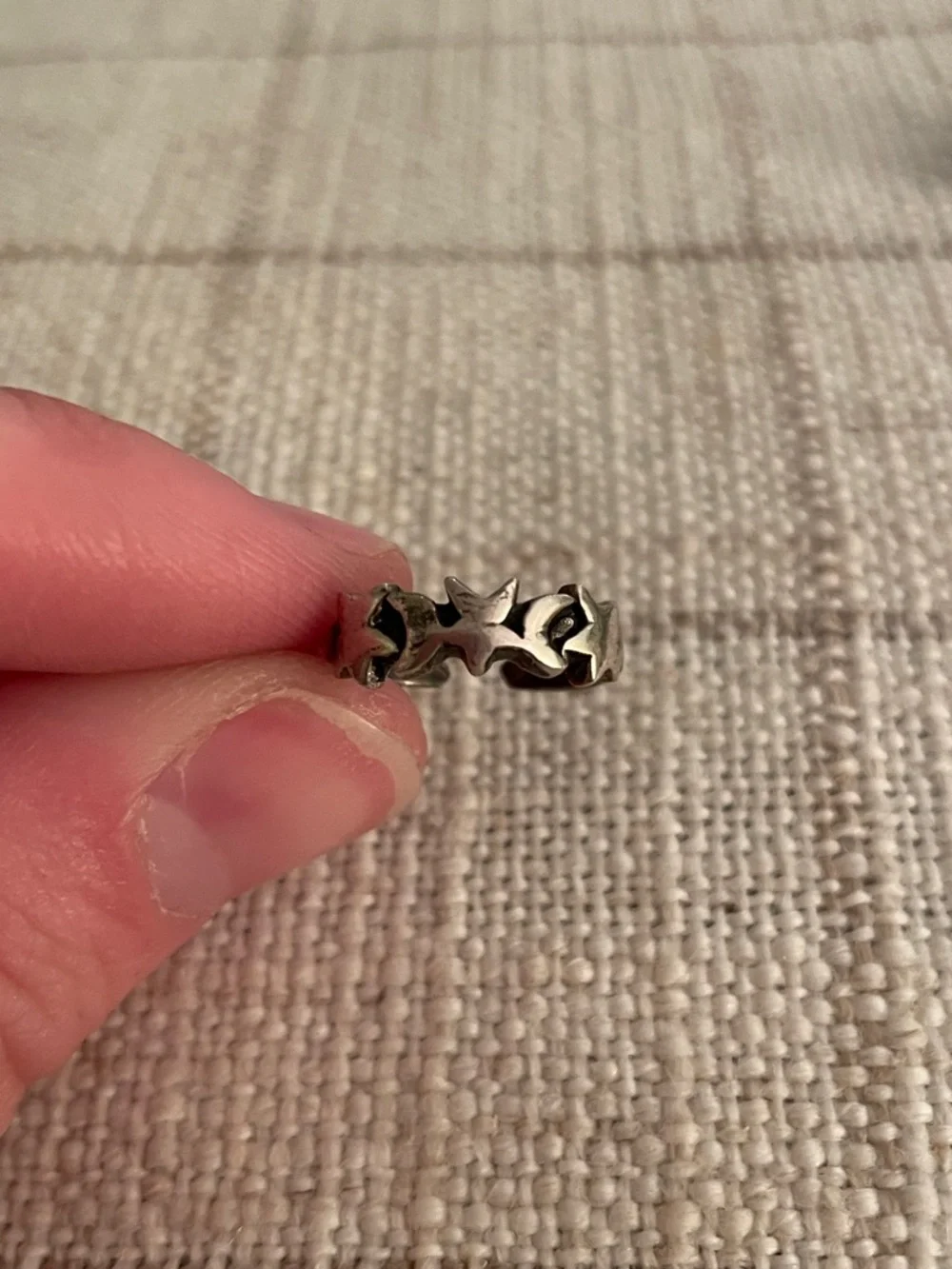 Set of Four Sterling Silver Toe Rings - Picture 5 of 13